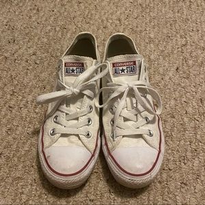 White Low-Top Converse
